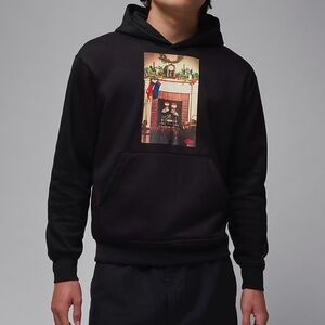 Nike jumpman “chimney” Black  Hoodie men’s small